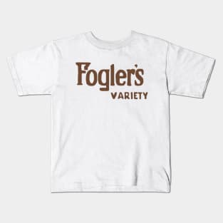 Fogler's Variety Logo Kids T-Shirt